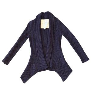 Anthropologie Purple Textured Cardigan